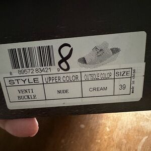 Venti Buckle Nude ShoesBnwt